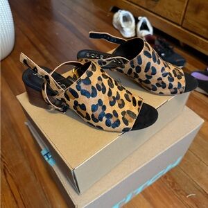 Sole Society Leopard Print Heels